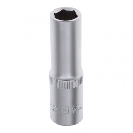 Головка торцевая 1/2&quot; 13мм 6-гранная удлиненная, AV Steel