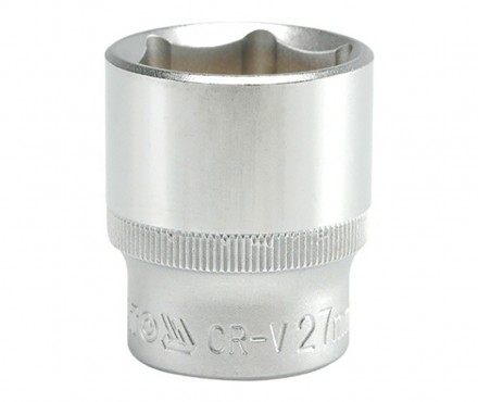 Головка торц 27мм-1/2&quot; 6-гран  CrV,BM