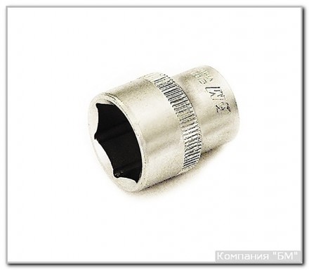 Головка торц 27мм-1/2&quot; 6-гран  CrV,BM