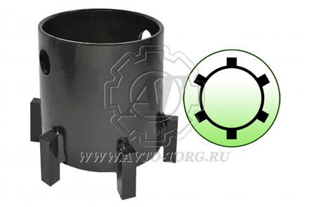Ключ-головка листовая MB 117*138мм,6 шпонок, паз 10,5мм, SW