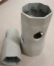 Набор листовых головок для ступицы Газель (36мм 6-гранный, 50*62мм 8-гранный)