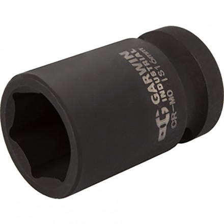 Торцевая головка 24мм -1/2&quot;, 6-гр, ударная, GARWIN