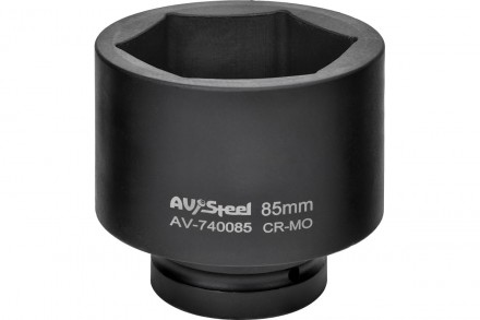 Головка ударная 1&quot; 6-гр. 85мм, AV Steel