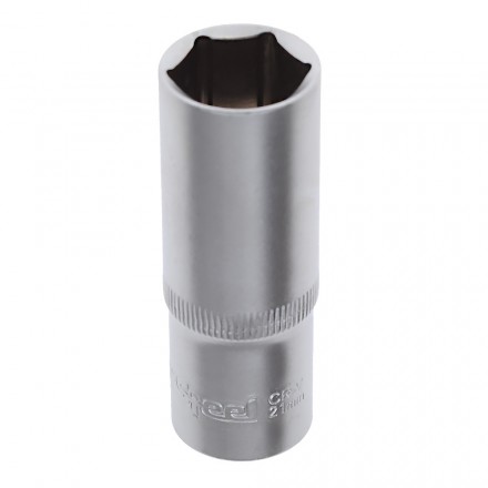 Головка торцевая 1/2&quot; 22мм 6-гранная удлиненная, AV Steel