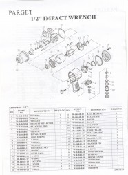 Корпус впускного клапана гайковерта PAW-04048, LICOTA