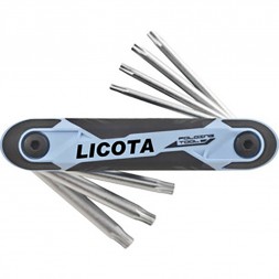Набор складных ключей TORX T10-T40 (ключница) 7пр, LICOTA
