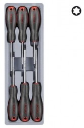 Набор отвёрток под 6-ти лучевой шлиц TORX (T10-T30), 6шт, ложемент