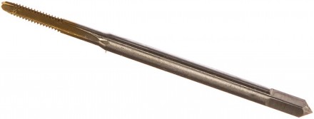 Метчик м/р M 2*0,4 (шт) P6M5, HSS TIN прямой №66, ПрофОснастка