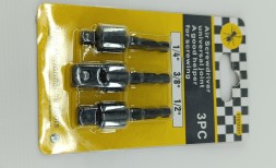 Набор адаптеров для шуруповерта, шарнирные, 1/4&quot;, 3/8&quot;, 1/2&quot;