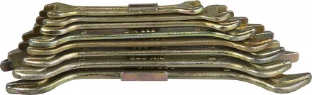 Набор комбинированных ключей 8-17мм TEXHO,6предмет