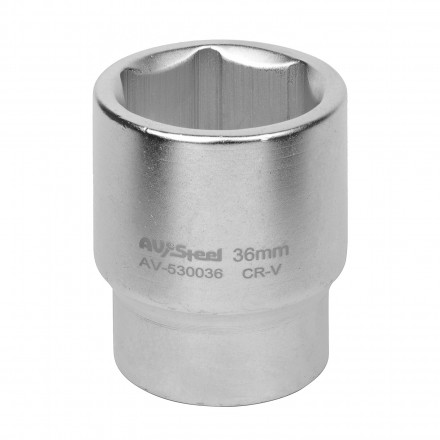 Головка торцевая 3/4&quot; 6-гр 36мм, AV Steel