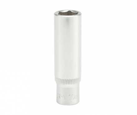 Головка 1/4&quot;- 8мм, 6-гранная, CrV глубокая, BM
