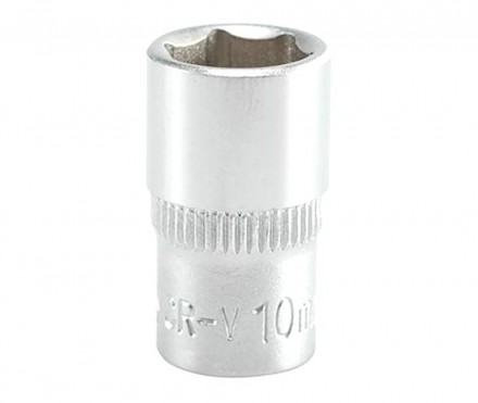 Головка 1/4&quot;- 8мм, 6-гранная, CrV глубокая, BM