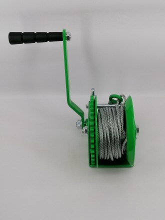 Лебедка ручная барабанная HITCH HW 500, 500кг, канат 10м