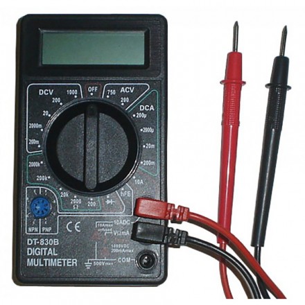 Мультиметр цифровой с щупами DT-830B