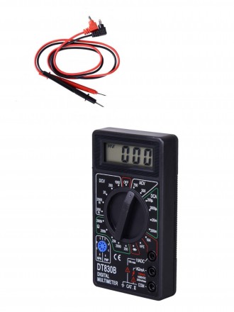 Мультиметр цифровой с щупами DT-830B