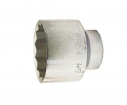 Торцевая головка 32мм-3/4&quot;, 12-гран, хром, BM