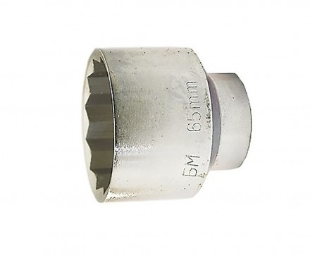 Торцевая головка 32мм-3/4&quot;, 12-гран, хром, BM