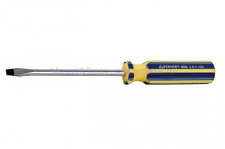 Отвертка STAYER MAXFIX Cr-V SL 5.0х100мм