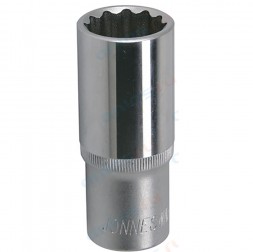 Торцевая головка 26мм-1/2&quot; 12-гр,глубокая,хром JW