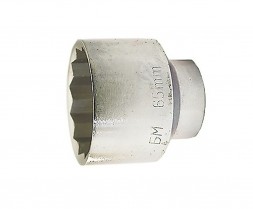 Торцевая головка 36мм-3/4&quot;, 12-гран, хром, BM