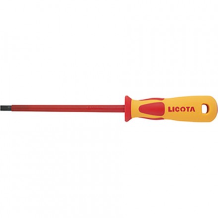 Отвертка изолир VDE 1000V (-) SL4.0*100мм, LICOTA