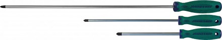 Отвертка крестовая ANTI-SLIP GRIP PH2*200мм, JONNESWAY