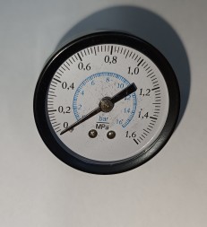 Манометр 1/4&quot; 0-16 bar D=52мм (задний вход)
