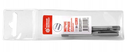 Метчик ручной M12*1,25  (пара) ПВХ-упаковка 9 XC, ВИЗ