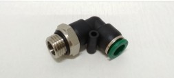 Уголок М1/4&quot; цанга 6мм, с уплотнением, пластм. корпус, GARWIN