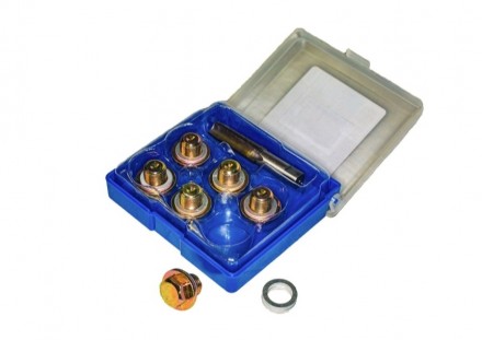 Набор для восстановления резьбы маслосливных отверстий M17*1,5, VERTUL