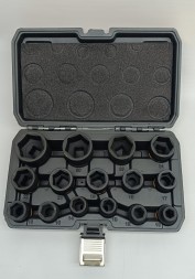 Набор ударных головок RUNTEC 15 предметов 1/2&quot;, 10-32мм, CrMo