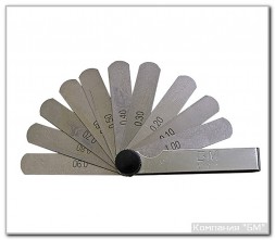 Щуп-веер №3  0,5-1 мм,10 листов,длина 70мм,BM
