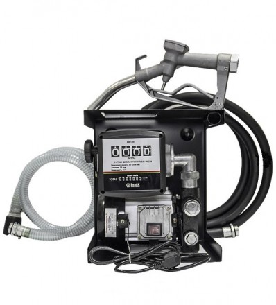 Станция перекачки топлива 220V, 60 л/мин, со счетчиком, пистолетом
