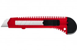 Нож со сдвижным фиксатором сегментированные лезвия 18 мм, MIRAX