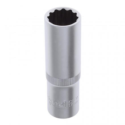 Головка торцевая 1/2&quot; 12-гр 17мм удлиненная, AV Steel