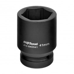 Головка для гайковерта 1&quot;-41мм 6-гр., AV Steel