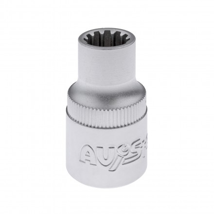Головка торцевая 1/2&quot;  SPLINE 10мм, AV Steel