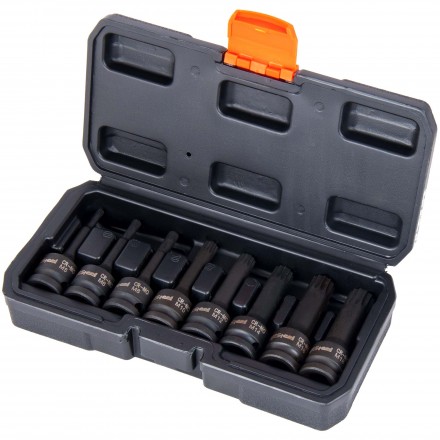 Набор головок 1/2&quot; TORX T30-T80 ударные L=78мм 8 предм., AV Steel