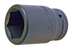 Торцевая головка 41мм-1&quot;, 6-гран, ударная, черная, BM