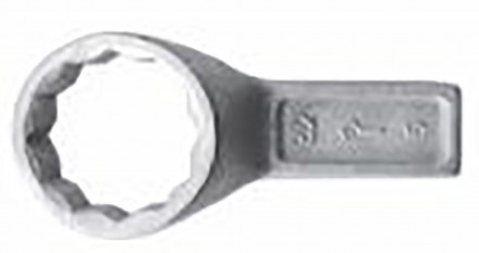 Ключ гаечный накидной односторонний 30 мм цинк КГНО