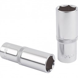 Торцев головка 14мм 1/2&quot;,6-гр,глубокая,хром LICOTA