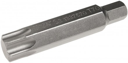Бита 10мм TORX удлиненная T70*75мм S2 JTC